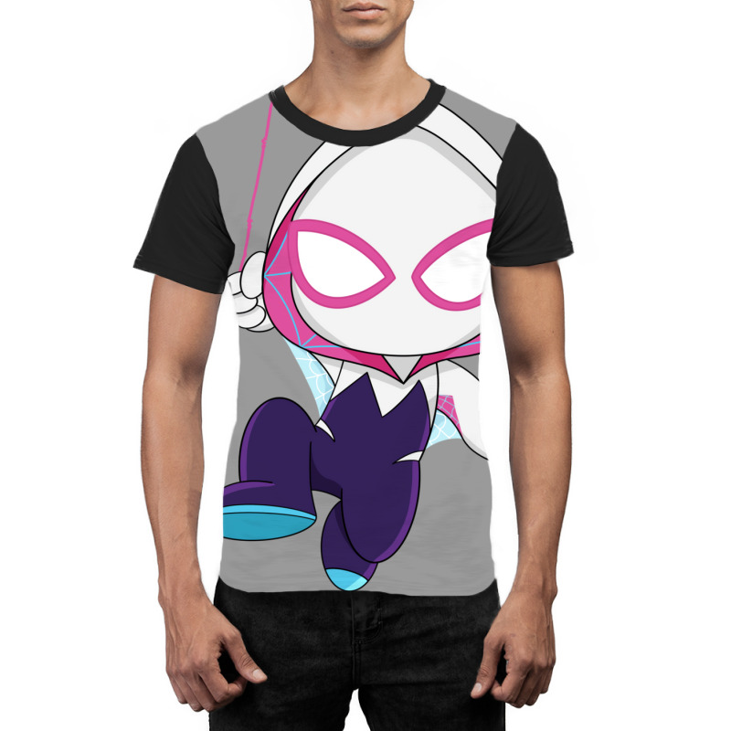 Cartoon Spider Ghost Graphic T-shirt | Artistshot