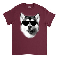 Cool Siberian Husky With Sunglasses Classic T-shirt | Artistshot