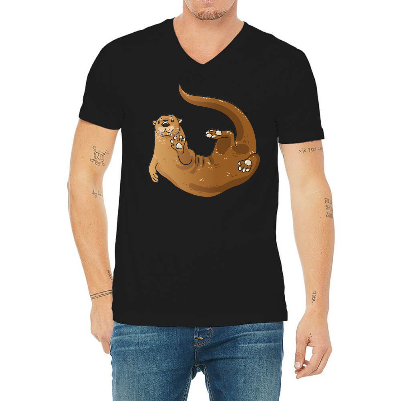 Otter T  Shirt Otter V-neck Tee | Artistshot