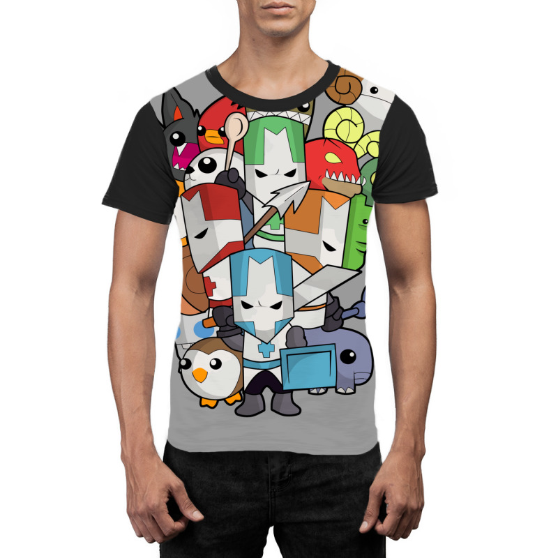 Castle Crasher All Knight Graphic T-shirt | Artistshot