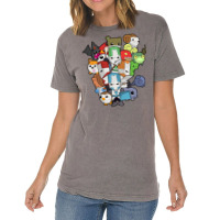 Castle Crasher All Knight Vintage T-shirt | Artistshot