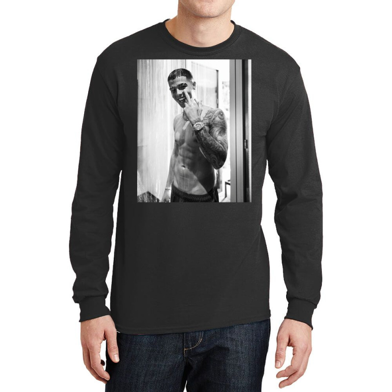 Lunay Shirtless Black And White Long Sleeve Shirts | Artistshot