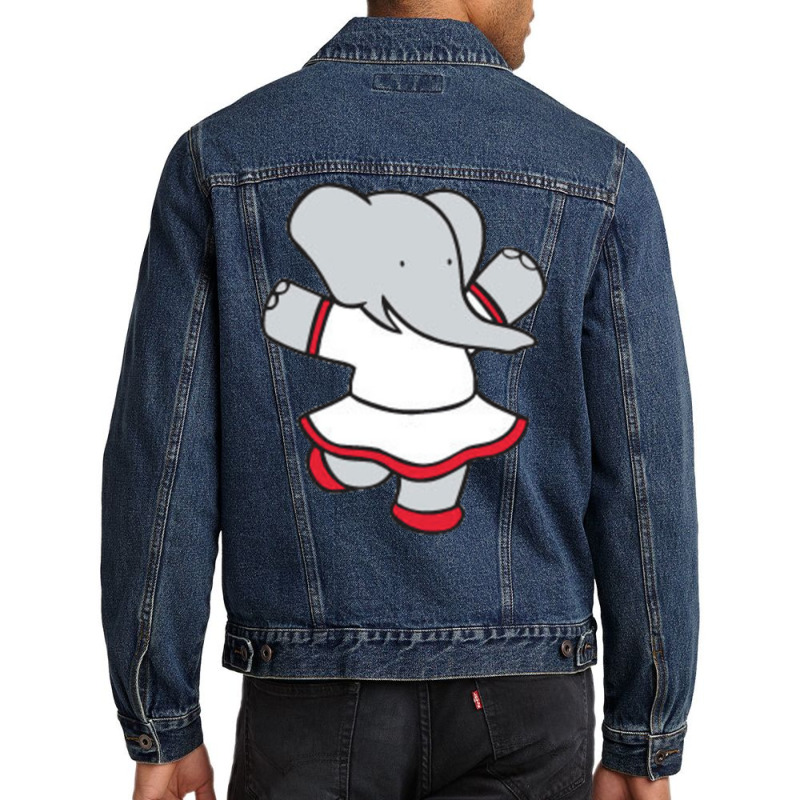 Babar's Cute Daughter Isabelle Men Denim Jacket by michertattelc | Artistshot