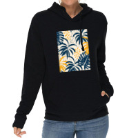 Trend Tropical Leaves Plants Pastel Lightweight Hoodie | Artistshot