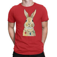 Christmas Rabbit T-shirt | Artistshot