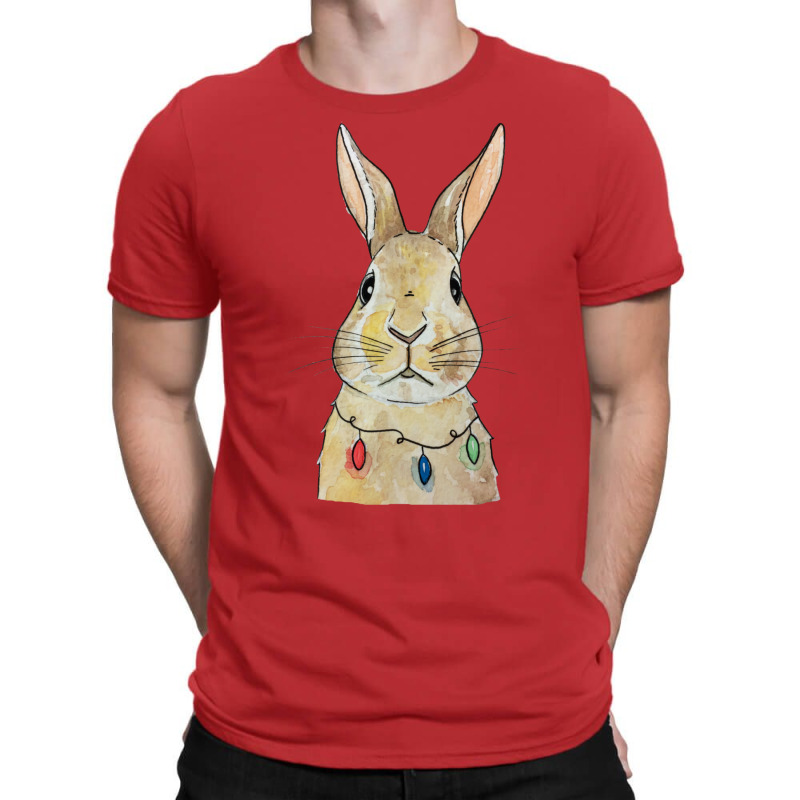 Christmas Rabbit T-shirt | Artistshot