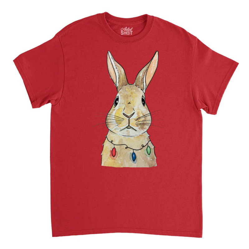 Christmas Rabbit Classic T-shirt | Artistshot