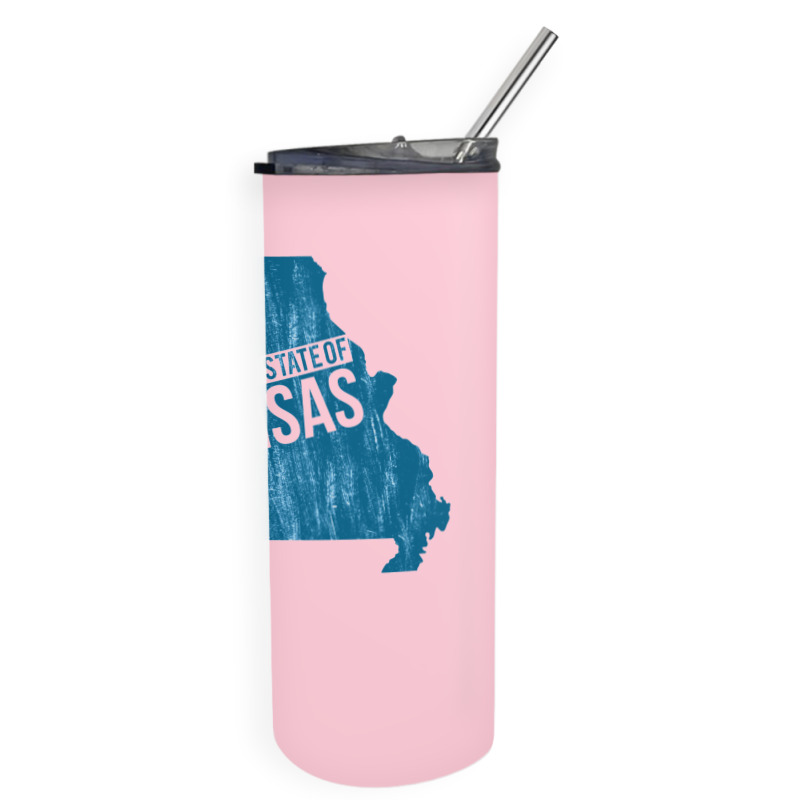 The Great State Of Kansas  Kansas Missouri Funny Trump Tweet Skinny Tumbler | Artistshot