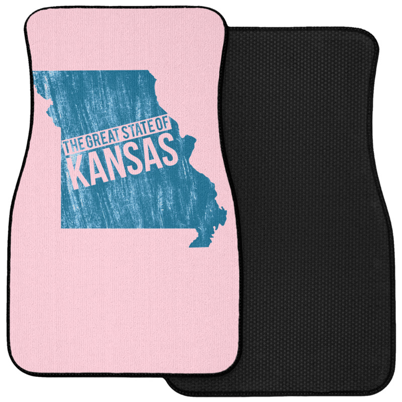 The Great State Of Kansas  Kansas Missouri Funny Trump Tweet Front Car Mat | Artistshot