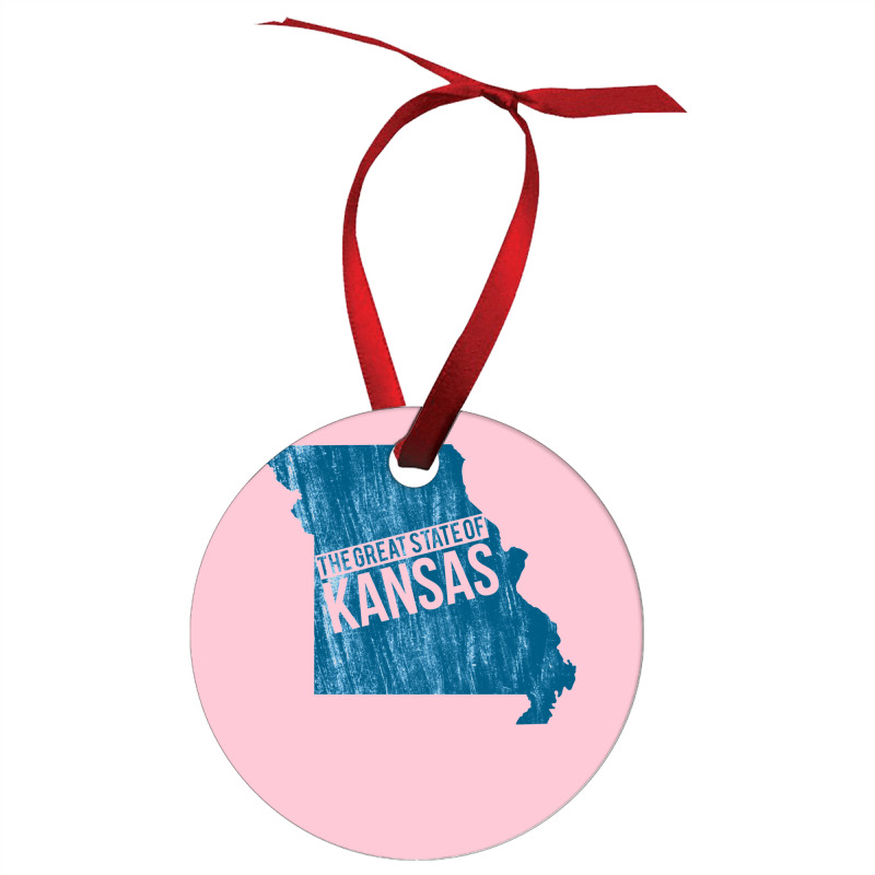 The Great State Of Kansas  Kansas Missouri Funny Trump Tweet Ornament | Artistshot