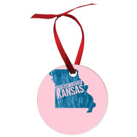 The Great State Of Kansas  Kansas Missouri Funny Trump Tweet Ornament | Artistshot