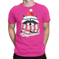 Christmas Raccoon 1 T-shirt | Artistshot