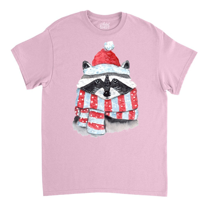 Christmas Raccoon 1 Classic T-shirt | Artistshot