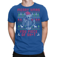 Christmas Skull Funny Ugly Sweater T-shirt | Artistshot