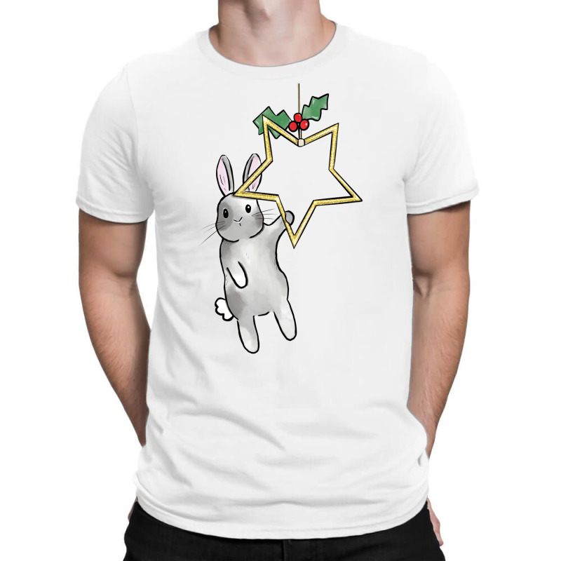 Christmas Star Bunny Rabbit T-shirt | Artistshot