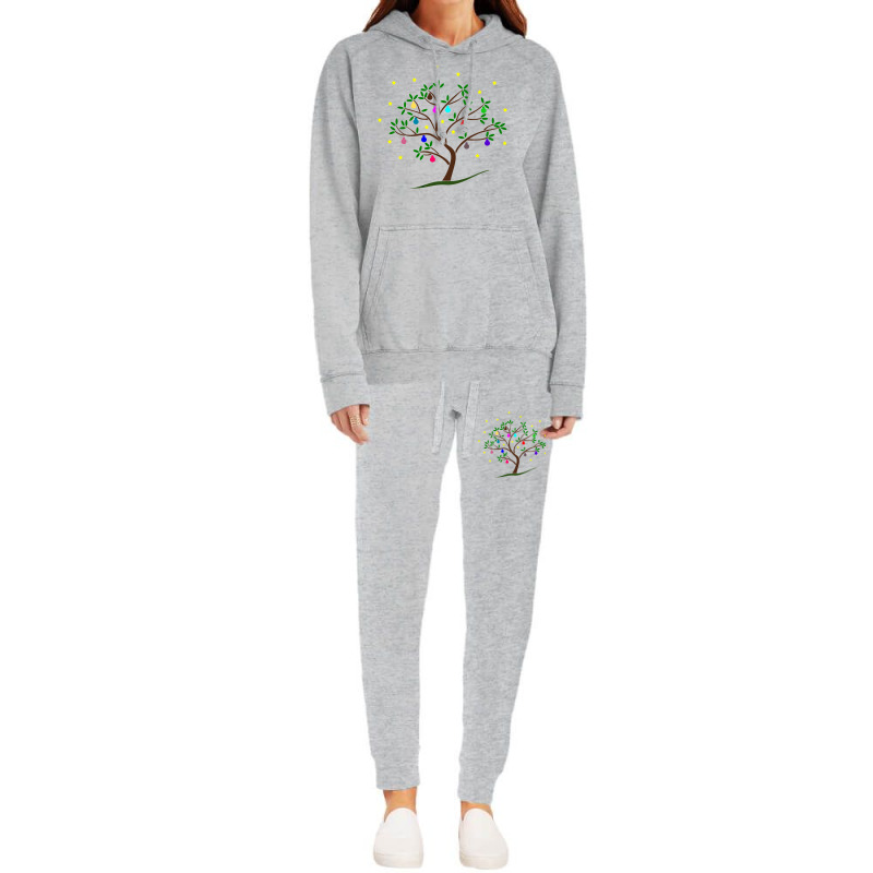 Christmas Tree Baubles Hoodie & Jogger Set | Artistshot