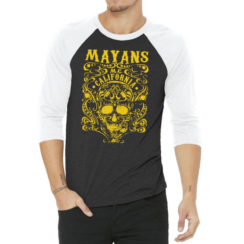 Mayan Mc Apparel, Mayan Mc Apparel Vintage, Mayan Mc Apparel Art, Maya 3/4 Sleeve Shirt by SHOPLOS | Artistshot