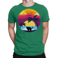 Cat Looking At Sunset 4 T-shirt | Artistshot