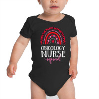 Oncology Nurse Squad Rainbow Leopard Nursing Valentine Day T Shirt Baby Bodysuit | Artistshot