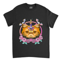 Pastel Goth Exotic Shorthair Pagan Creepy Menhera Cat Classic T-shirt | Artistshot