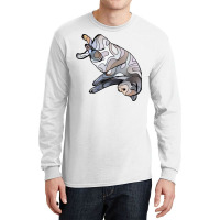 Cat Pretzel Gray And Brown Groovy Long Sleeve Shirts | Artistshot