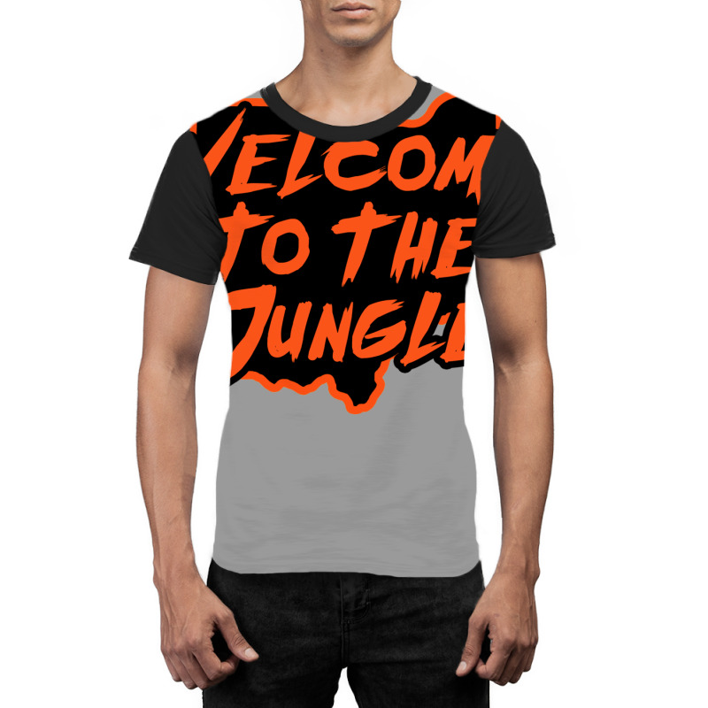 Welcome To The Jungle   White Graphic T-shirt by jhoverprogga0 | Artistshot