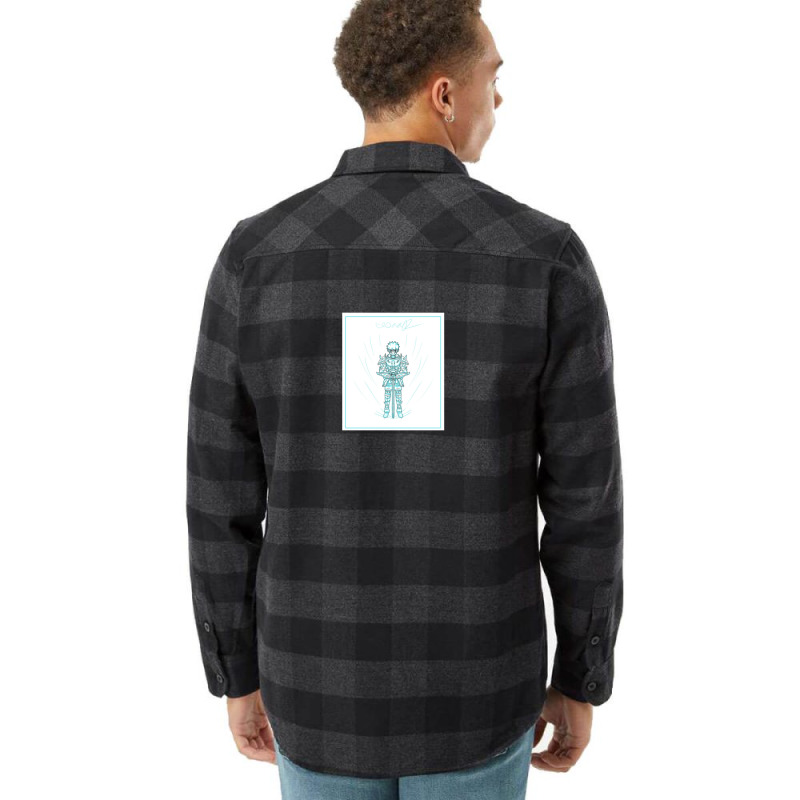 Futuristic Warrior 1 Flannel Shirt by TinaPeterson | Artistshot