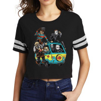 Mystery Machine, Mystery Machine Vintage, Mystery Machine Painting, Th Scorecard Crop Tee | Artistshot