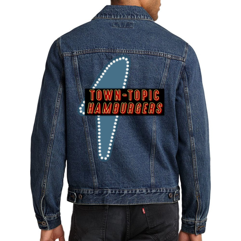 Town Topic Hamburgers Men Denim Jacket by thanoasulmyx | Artistshot