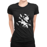 This Design Is A Mix Between A Hand Drawing And A Digital Drawing. Thi Ladies Fitted T-shirt | Artistshot