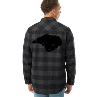 Cat Sleep Silhouette Flannel Shirt | Artistshot