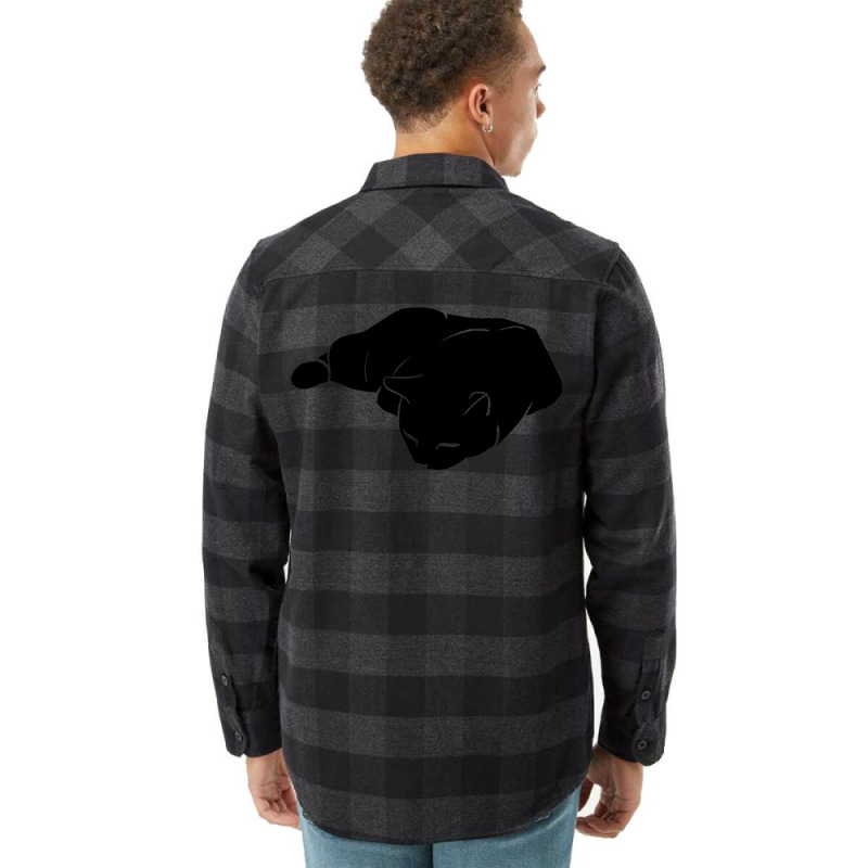 Cat Sleep Silhouette Flannel Shirt | Artistshot