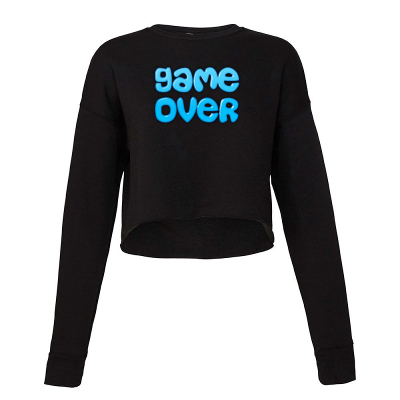 Game Over 1 Cropped Sweater by TinaPeterson | Artistshot