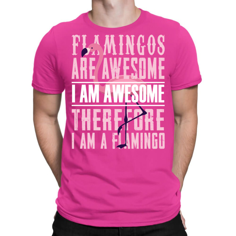 Flamingos Are Awesome T-shirt | Artistshot