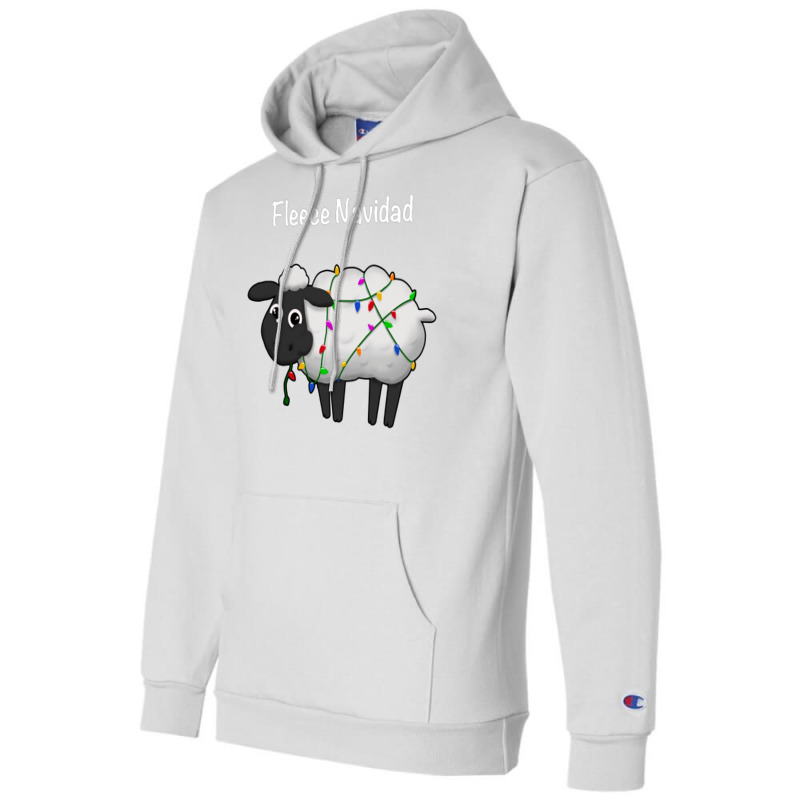 Fleece Navidad (white) Champion Hoodie | Artistshot