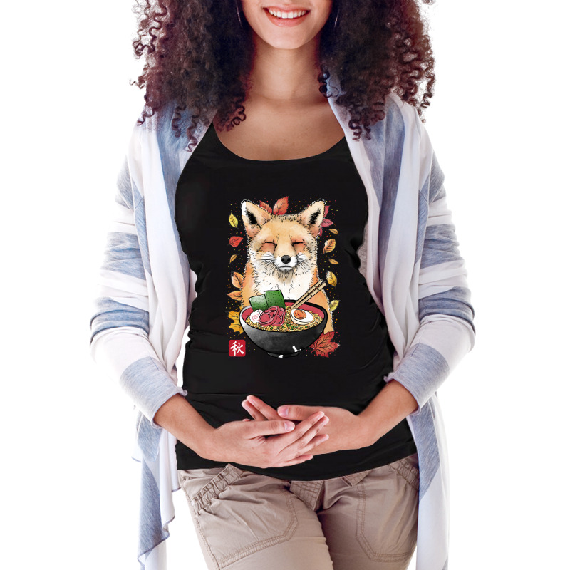 Fox Maternity Scoop Neck T-shirt by joasiljakic4 | Artistshot