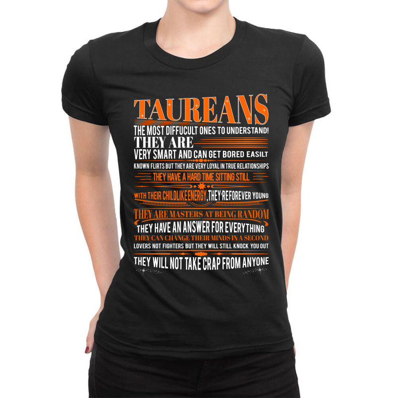 Taureans Difficult Ones To Understand Ladies Fitted T-Shirt by rardesign | Artistshot