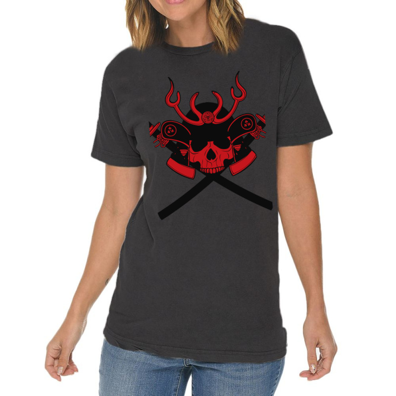 Samurai Hats Vintage T-Shirt by apolitery | Artistshot