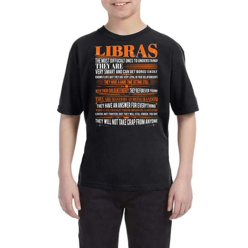 Libras Most Difficult Ones To Understand Zodiac Youth Tee by rardesign | Artistshot