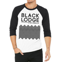 Twin Peaks Inspired Japanese Black Lodge 3/4 Sleeve Shirt | Artistshot