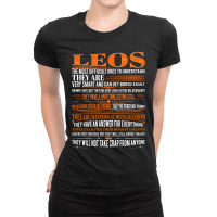 Leos Most Difficult Ones To Understand Zodiac Ladies Fitted T-shirt | Artistshot