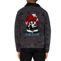 Samurai Legends Unisex Sherpa-lined Denim Jacket | Artistshot