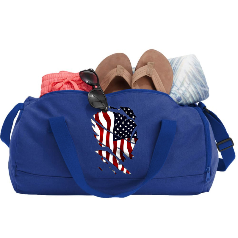 American Flag Inside Duffel Bag | Artistshot