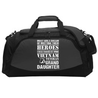 Vietnam Veteran Granddaughter Active Duffel | Artistshot