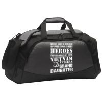 Vietnam Veteran Granddaughter Active Duffel | Artistshot