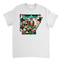 Arkansas Map Classic T-shirt | Artistshot