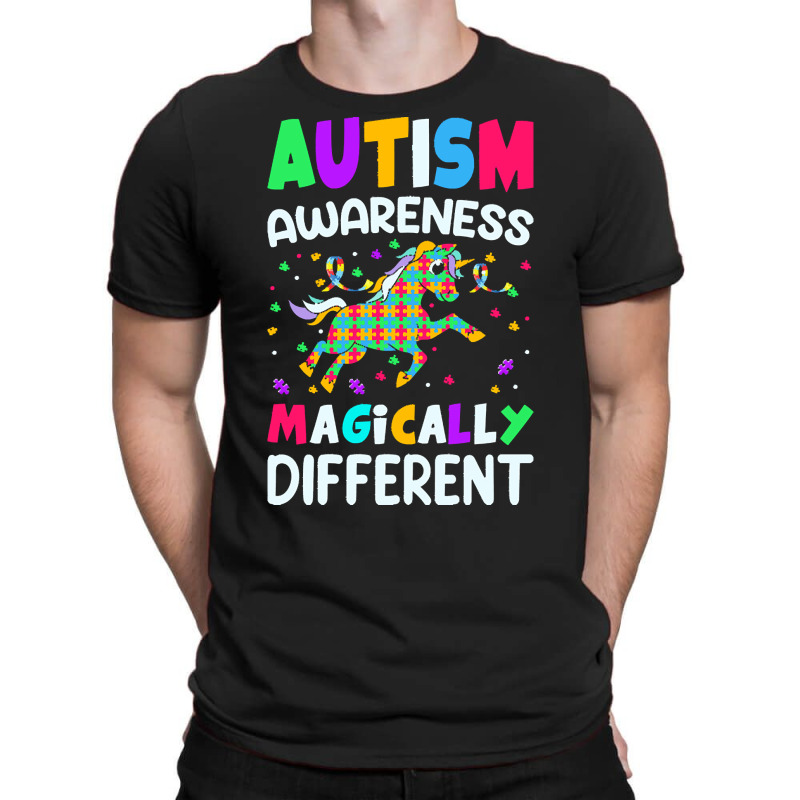 Autism Awareness T  Shirt Autism Awareness Magically Different T  Shir T-Shirt by vmcdermott132 | Artistshot