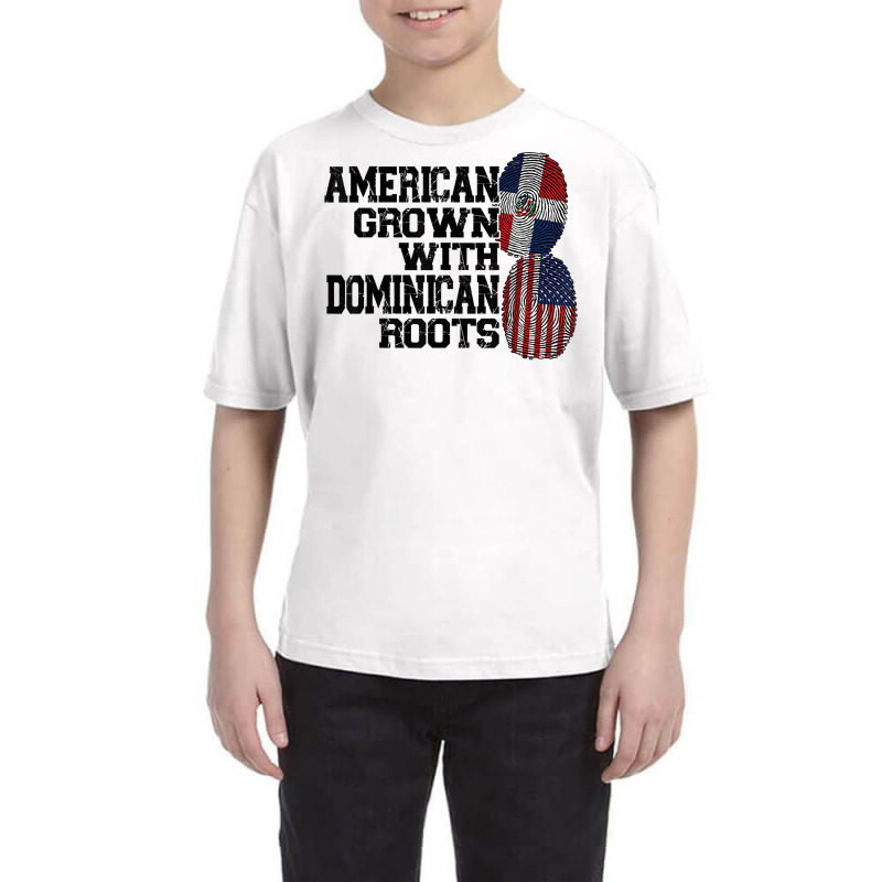 American Grown Dominican Roots Dominican T Shirt Youth Tee by kaykemyjoa | Artistshot