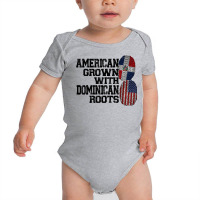 American Grown Dominican Roots Dominican T Shirt Baby Bodysuit | Artistshot