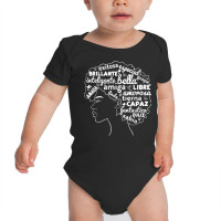 Afro Latina Pride Afro Latino Black History Month T Shirt Baby Bodysuit | Artistshot